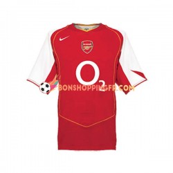 Maillot Rétro Domicile Arsenal 2004 Manches Courtes Homme