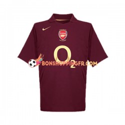 Maillot Rétro Domicile Arsenal 2005 Manches Courtes Homme