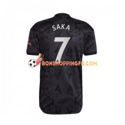 Maillot Extérieur Arsenal Saka 7 2022-2023 Manches Courtes Homme