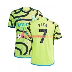 Maillot Extérieur Arsenal Saka 7 2023-2024 Manches Courtes Homme