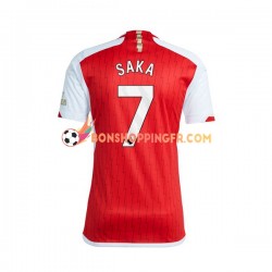 Maillot Domicile Arsenal Saka 7 2023-2024 Manches Courtes Homme