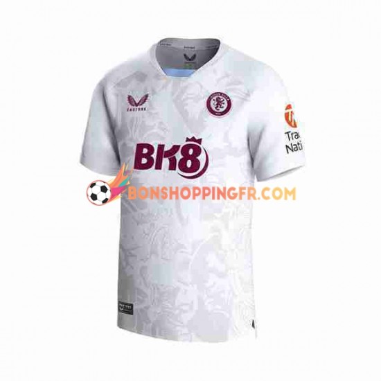 Maillot Extérieur Aston Villa 2023-2024 Manches Courtes Homme