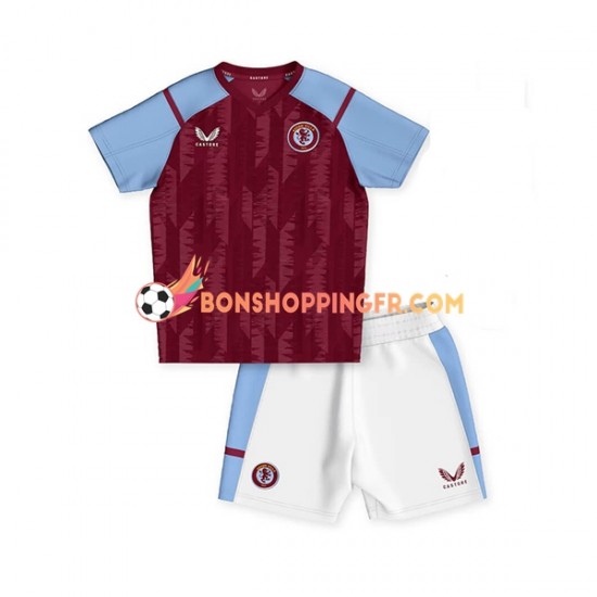 Maillot Domicile Aston Villa 2023-2024 Manches Courtes Jeune Enfant(+shorts)