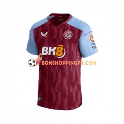 Maillot Domicile Aston Villa 2023-2024 Manches Courtes Homme