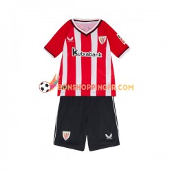 Maillot Domicile Athletic Bilbao 2023-2024 Manches Courtes Jeune Enfant(+shorts)
