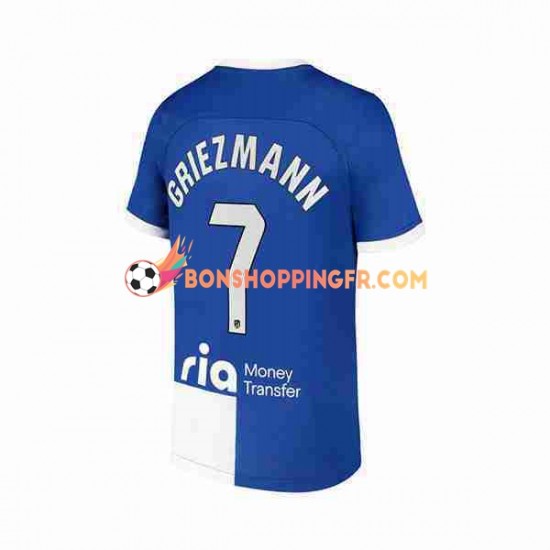 Maillot Extérieur Atlético Madrid Antoine Griezmann 7 2023-2024 Manches Courtes Homme