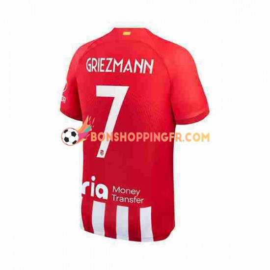 Maillot Domicile Atlético Madrid Antoine Griezmann 7 2023-2024 Manches Courtes Homme