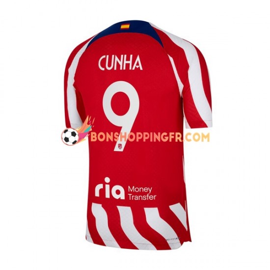 Maillot Domicile Atlético Madrid Matheus Cunha 9 2022-2023 Manches Courtes Homme