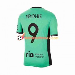 Maillot 3ème Atlético Madrid Memphis Depay 9 2023-2024 Manches Courtes Homme