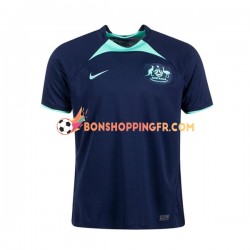 Maillot Extérieur Australie Coupe du Monde 2022 Manches Courtes Homme