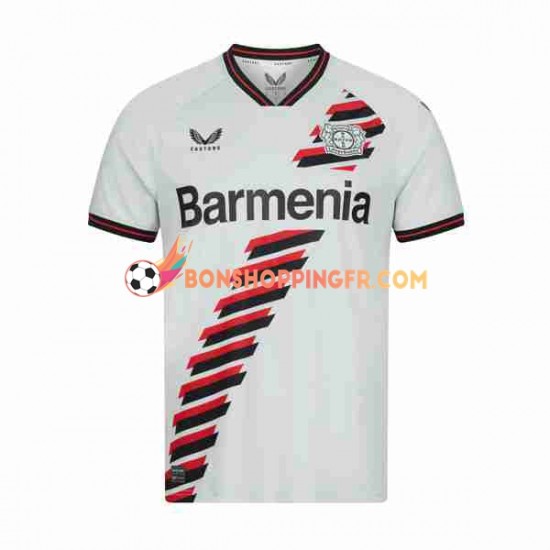 Maillot Extérieur Bayer 04 Leverkusen 2023-2024 Manches Courtes Homme