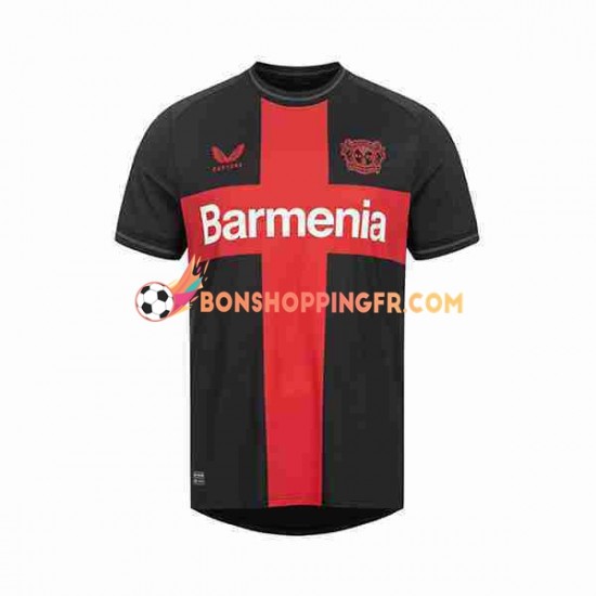 Maillot Domicile Bayer 04 Leverkusen 2023-2024 Manches Courtes Homme