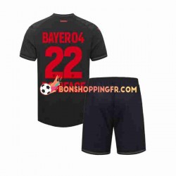 Maillot Domicile Bayer 04 Leverkusen Victor Boniface 22 2023-2024 Manches Courtes Jeune Enfant(+shorts)
