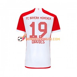 Maillot Domicile Bayern Munich Alphonso Davies 19 2023-2024 Manches Courtes Homme
