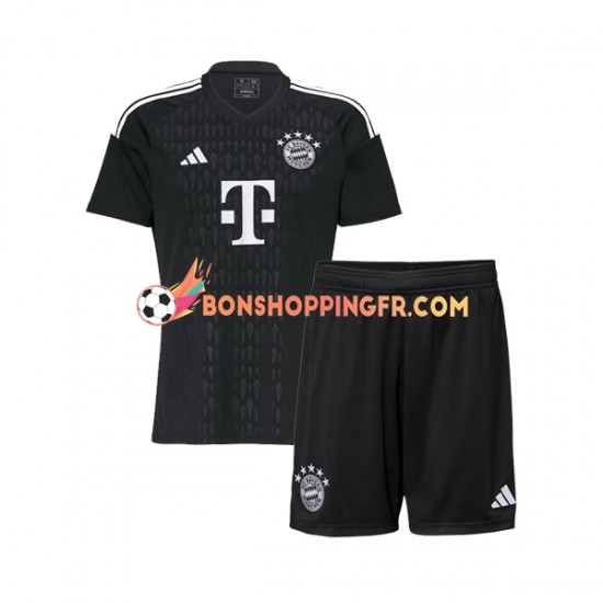 Maillot Domicile Bayern Munich Gardien 2023-2024 Manches Courtes Jeune Enfant(+shorts)