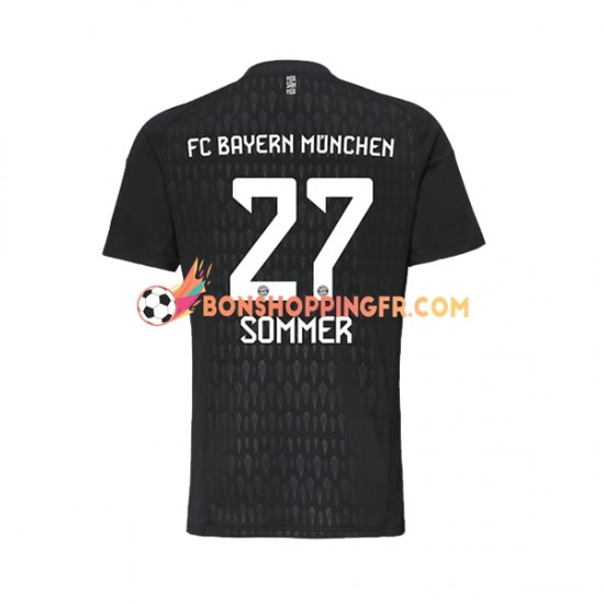 Maillot Domicile Bayern Munich Gardien Yann Sommer 27 2023-2024 Manches Courtes Homme