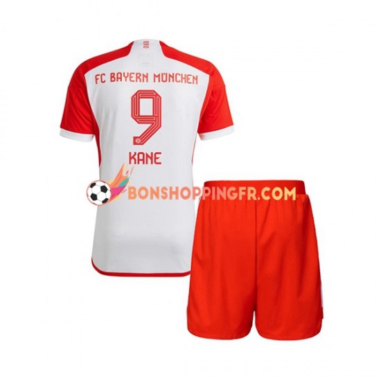 Maillot Domicile Bayern Munich Harry Kane 9 2023-2024 Manches Courtes Jeune Enfant(+shorts)