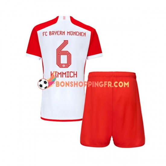 Maillot Domicile Bayern Munich Joshua Kimmich 6 2023-2024 Manches Courtes Jeune Enfant(+shorts)