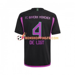 Maillot Extérieur Bayern Munich Matthijs de Ligt 4 2023-2024 Manches Courtes Homme