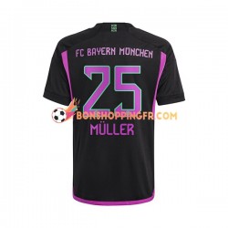 Maillot Extérieur Bayern Munich Thomas Muller 25 2023-2024 Manches Courtes Homme