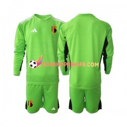 Maillot Domicile Belgique Gardien 2022 Manches Longues Jeune Enfant(+shorts)