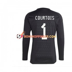 Maillot Extérieur Belgique Gardien Courtois 1 2022 Manches Longues Homme