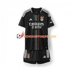 Maillot Extérieur Benfica 2023-2024 Manches Courtes Jeune Enfant(+shorts)