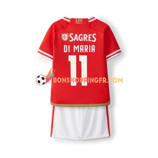 Maillot Domicile Benfica Di Maria 11 2023-2024 Manches Courtes Jeune Enfant(+shorts)