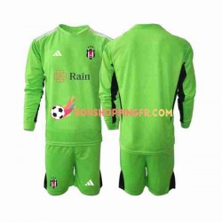 Maillot Extérieur Besiktas Gardien 2023-2024 Manches Longues Jeune Enfant(+shorts)