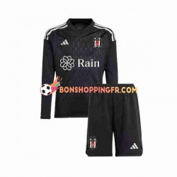 Maillot Domicile Besiktas Gardien 2023-2024 Manches Longues Jeune Enfant(+shorts)