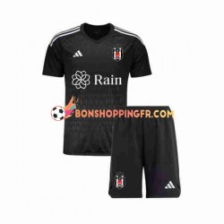 Maillot Domicile Besiktas Gardien 2023-2024 Manches Courtes Jeune Enfant(+shorts)