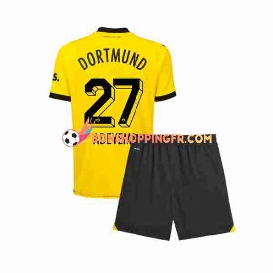 Maillot Domicile Borussia Dortmund Karim Adeyemi 27 2023-2024 Manches Courtes Jeune Enfant(+shorts)