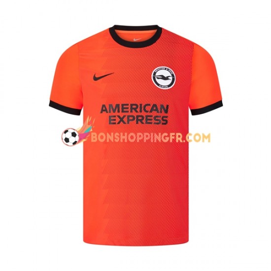 Maillot Extérieur Brighton Hove Albion 2022-2023 Manches Courtes Homme