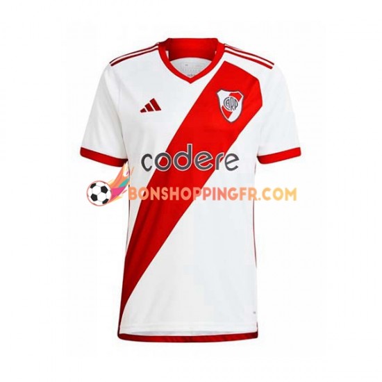 Maillot Domicile CA River Plate 2023-2024 Manches Courtes Homme