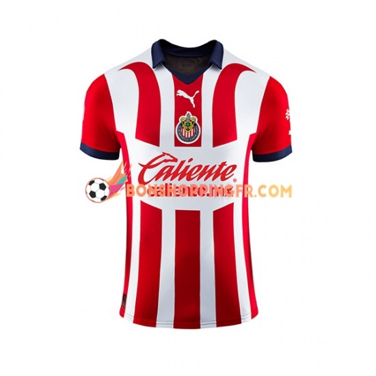Maillot Domicile Deportivo Guadalajara 2023-2024 Manches Courtes Homme