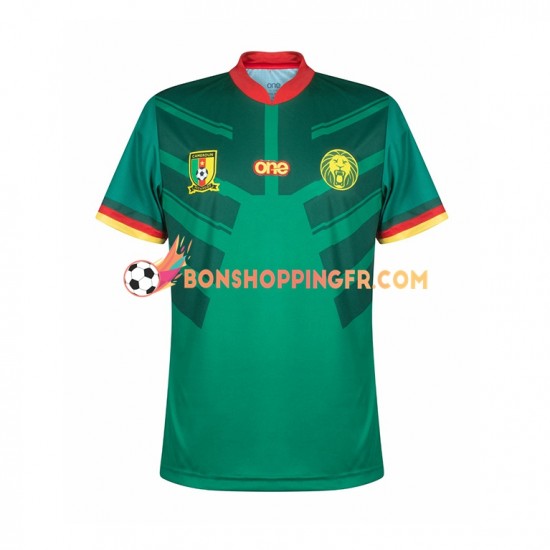 Maillot Domicile Cameroun Coupe du Monde 2022 Manches Courtes Homme