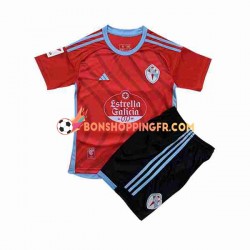 Maillot Extérieur Celta de Vigo 2023-2024 Manches Courtes Jeune Enfant(+shorts)