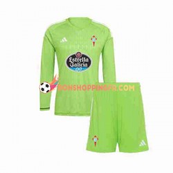 Maillot Domicile Celta de Vigo Gardien 2023-2024 Manches Longues Jeune Enfant(+shorts)
