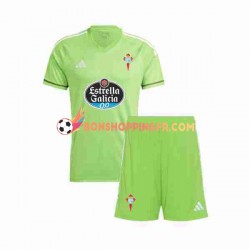 Maillot Domicile Celta de Vigo Gardien 2023-2024 Manches Courtes Jeune Enfant(+shorts)
