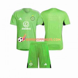 Maillot Extérieur Celtic Gardien 2023-2024 Manches Courtes Jeune Enfant(+shorts)