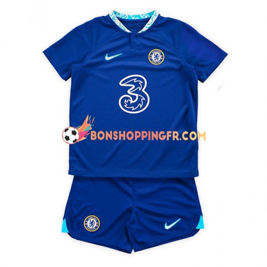 Maillot Domicile Chelsea 2022-2023 Manches Courtes Jeune Enfant(+shorts)