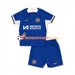 Maillot Domicile Chelsea 2023-2024 Manches Courtes Jeune Enfant(+shorts)