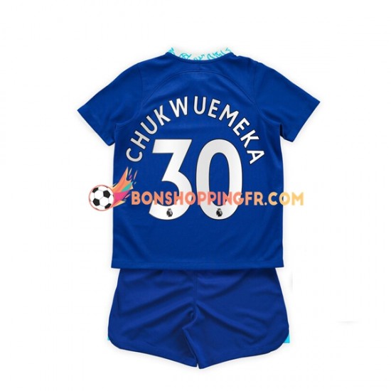 Maillot Domicile Chelsea Chukwuemeka 30 2022-2023 Manches Courtes Jeune Enfant(+shorts)