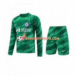 Maillot 3ème Chelsea Gardien 2023-2024 Manches Longues Jeune Enfant(+shorts)