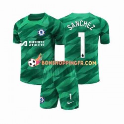 Maillot 3ème Chelsea Gardien Robert Sanchez 1 2023-2024 Manches Courtes Jeune Enfant(+shorts)