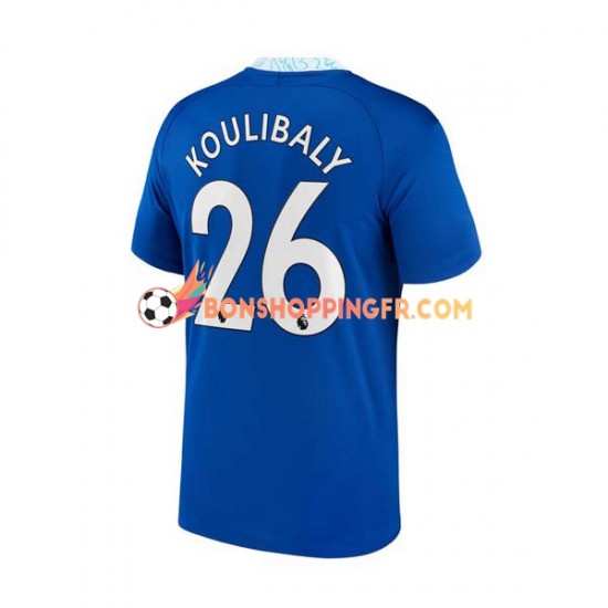 Maillot Domicile Chelsea Kalidou Koulibaly 26 2022-2023 Manches Courtes Homme