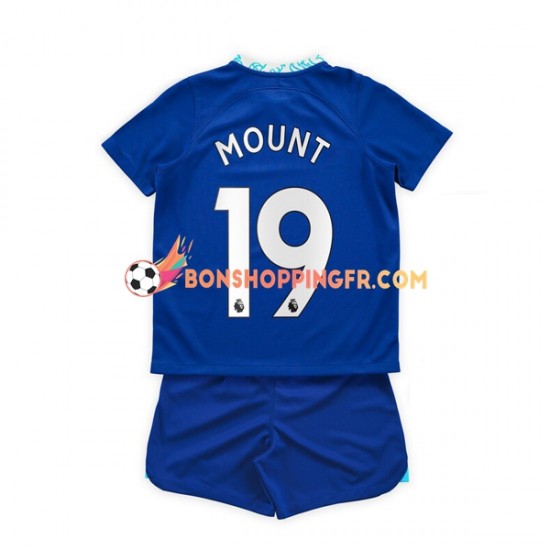 Maillot Domicile Chelsea Mason Mount 19 2022-2023 Manches Courtes Jeune Enfant(+shorts)