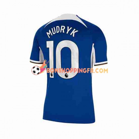 Maillot Domicile Chelsea Mykhaylo Mudryk 10 2023-2024 Manches Courtes Homme
