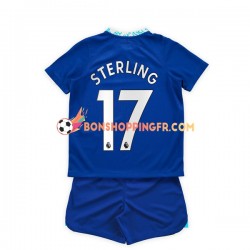 Maillot Domicile Chelsea Raheem Sterling 17 2022-2023 Manches Courtes Jeune Enfant(+shorts)