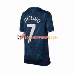 Maillot Extérieur Chelsea Raheem Sterling 7 2023-2024 Manches Courtes Homme